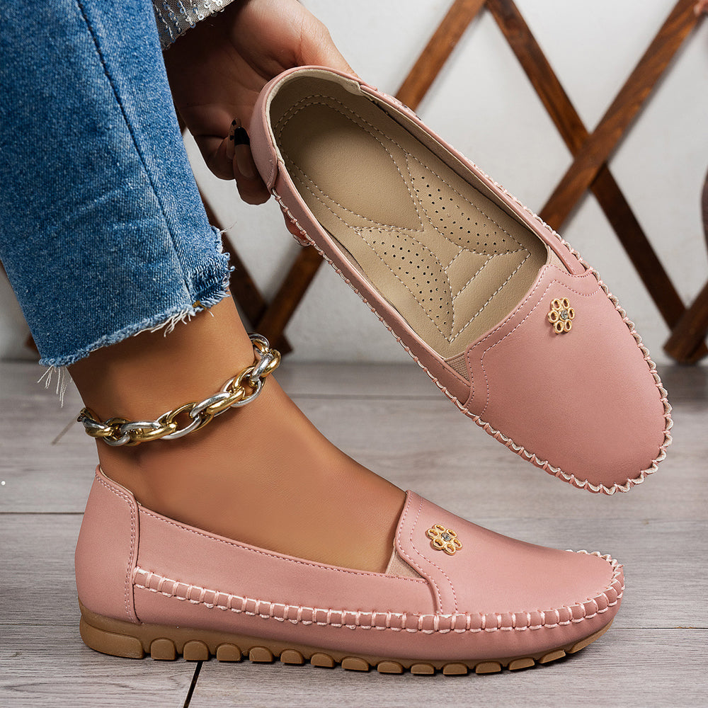 🔥Best Seller-Last Day Sale 60% OFF🔥 Stylish Orthopedic Leather Shoes - All-Day Comfort for Women