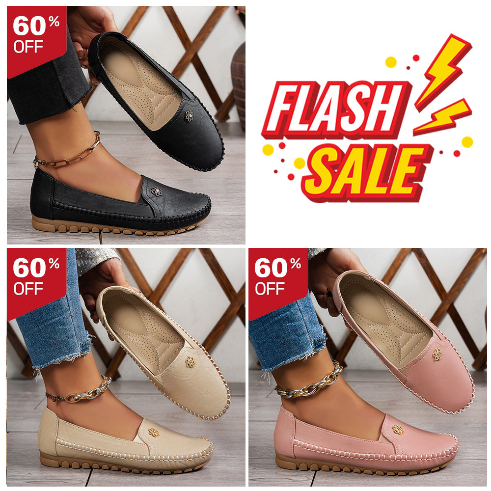 🔥Best Seller-Last Day Sale 60% OFF🔥 Stylish Orthopedic Leather Shoes - All-Day Comfort for Women