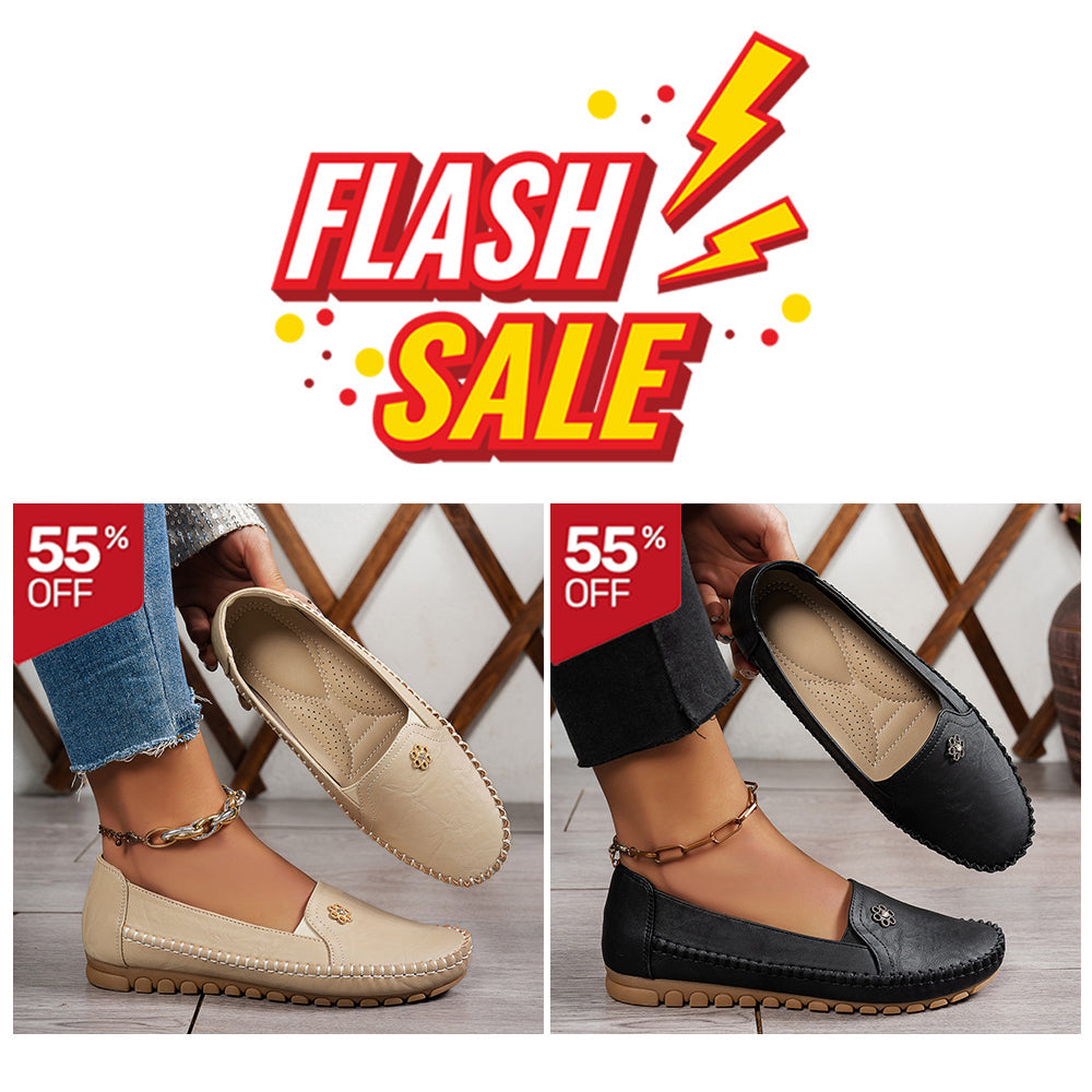 🔥Best Seller-Last Day Sale 60% OFF🔥 Stylish Orthopedic Leather Shoes - All-Day Comfort for Women