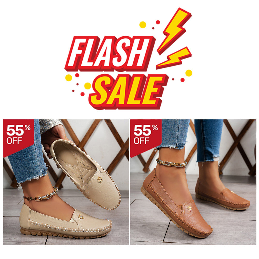 🔥Best Seller-Last Day Sale 60% OFF🔥 Stylish Orthopedic Leather Shoes - All-Day Comfort for Women