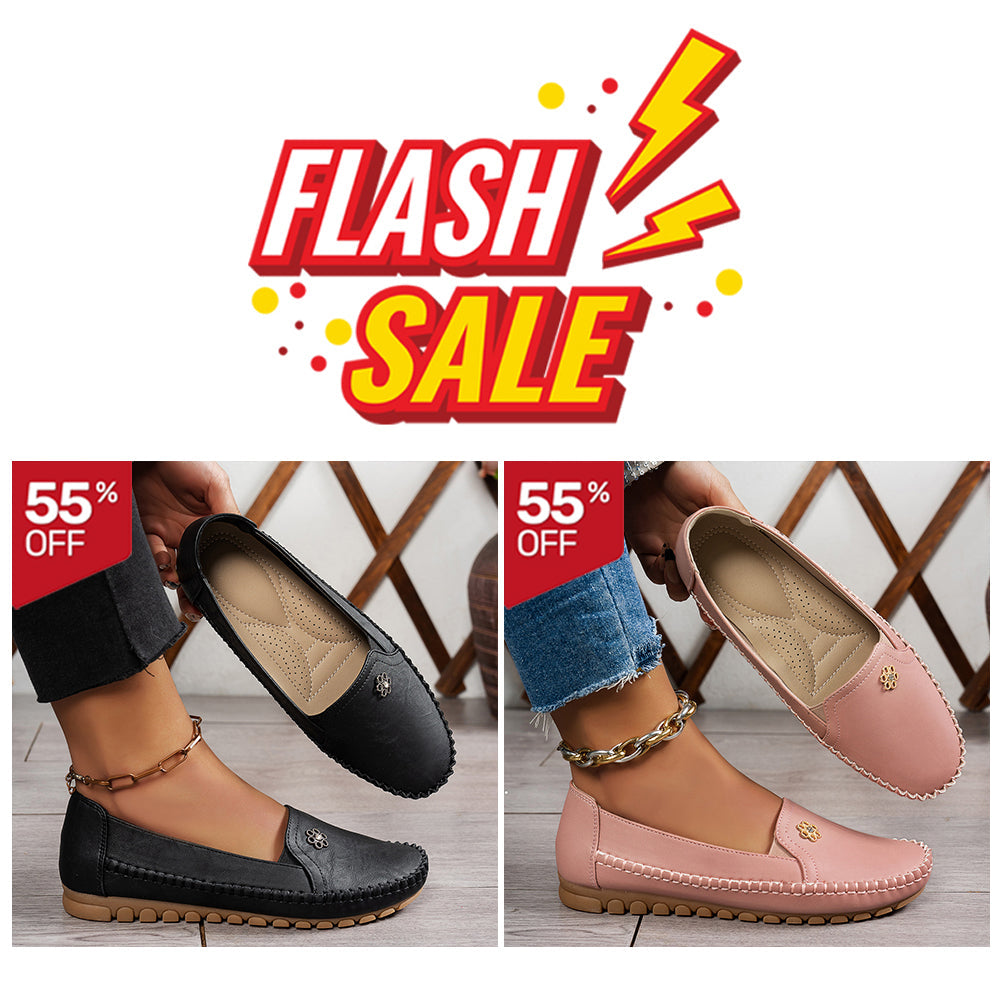 🔥Best Seller-Last Day Sale 60% OFF🔥 Stylish Orthopedic Leather Shoes - All-Day Comfort for Women