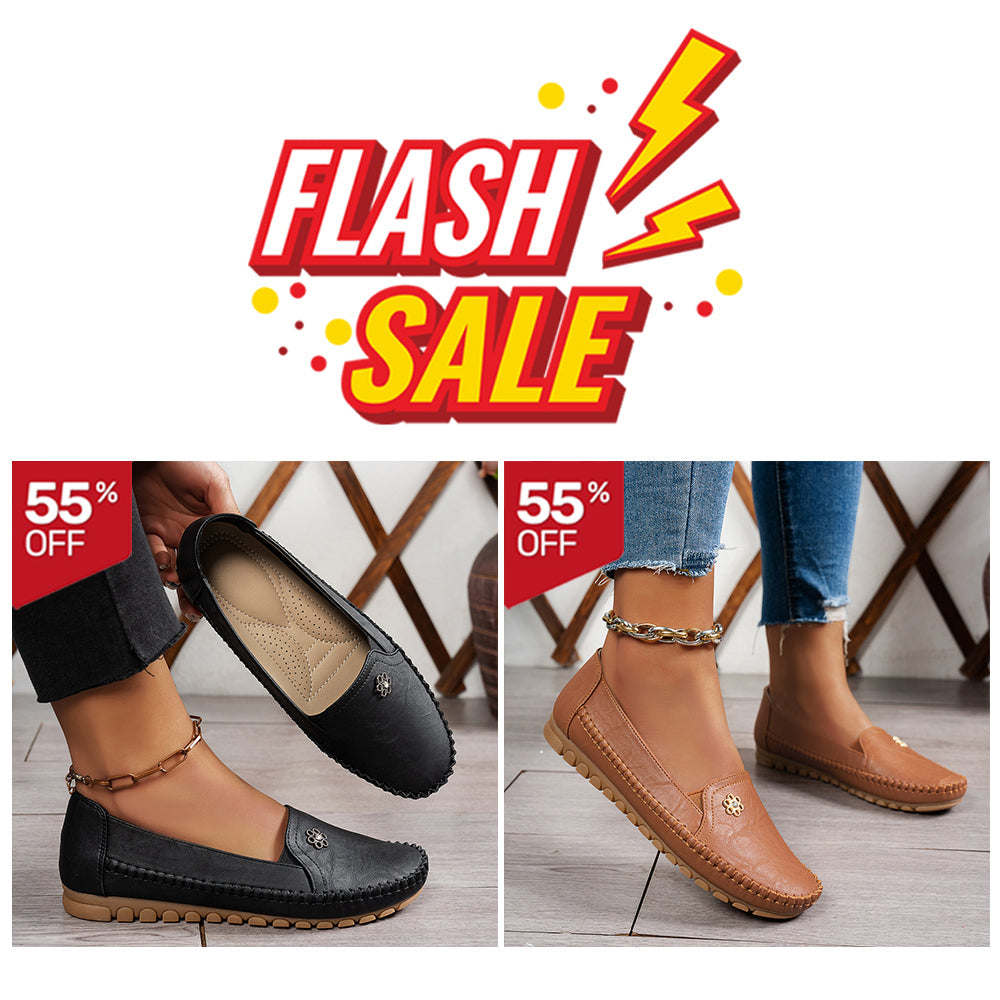 🔥Best Seller-Last Day Sale 60% OFF🔥 Stylish Orthopedic Leather Shoes - All-Day Comfort for Women