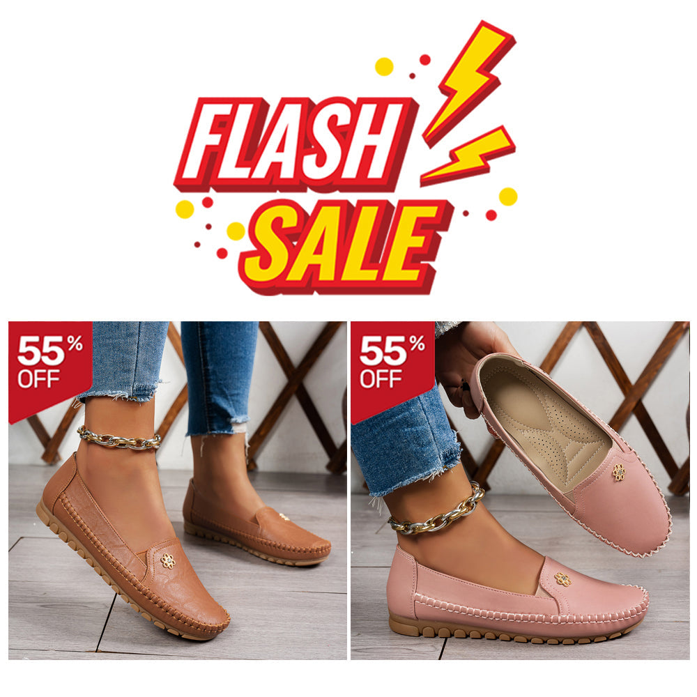 🔥Best Seller-Last Day Sale 60% OFF🔥 Stylish Orthopedic Leather Shoes - All-Day Comfort for Women