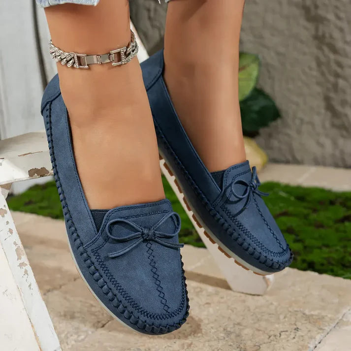 💥LAST DAY SALE 60% OFF🔥 Women's Orthopedic Leather Flats – Lightweight, Breathable